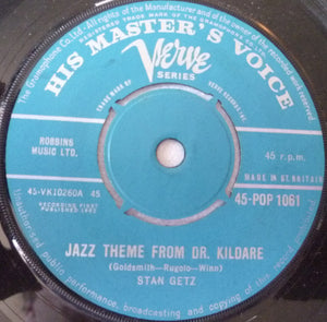 Stan Getz - Jazz Theme From Dr. Kildare (7", Single)