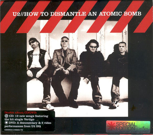 U2 - How To Dismantle An Atomic Bomb (CD, Album + DVD-V, PAL + Num, S/Edition)