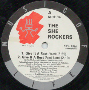 The She Rockers* - Give It A Rest (12")