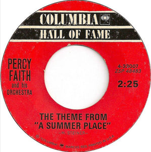 Percy Faith & His Orchestra - Theme From "A Summer Place"/ The Song From Moulin Rouge ( Where Is Your Heart) (7", Single, RE)