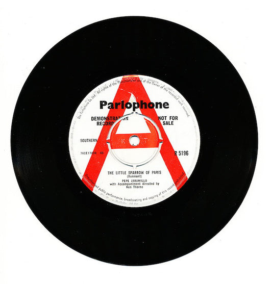 Pepe Jaramillo - The Little Sparrow Of Paris / The Love Of My Life (7", Single, Promo)