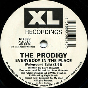 The Prodigy - Everybody In The Place (7", Single)