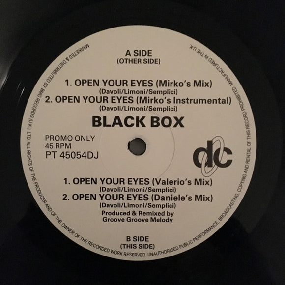 Black Box - Open Your Eyes (The Groove Groove Melody Remixes) (12
