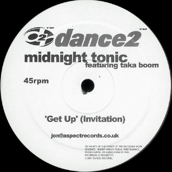 Midnight Tonic featuring Taka Boom - Get Up (Invitation) (12
