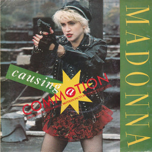 Madonna - Causing A Commotion (7", Single, Sil)