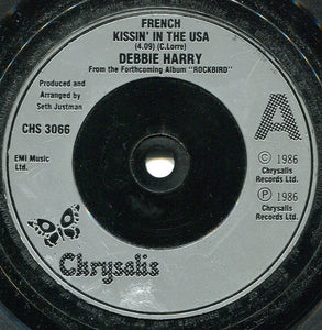 Debbie Harry* - French Kissin' In The USA (7", Single, Sil)