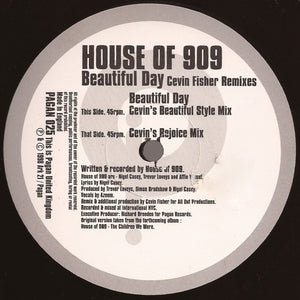 House Of 909 - Beautiful Day (Cevin Fisher Remixes) (12")