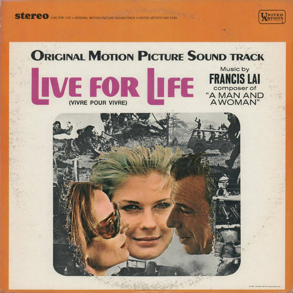 Francis Lai - Live For Life (Vivre Pour Vivre) - Original Motion Picture Soundtrack (LP)