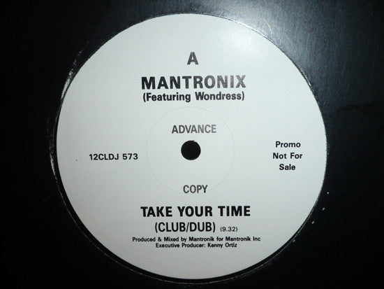 Mantronix - Take Your Time (12