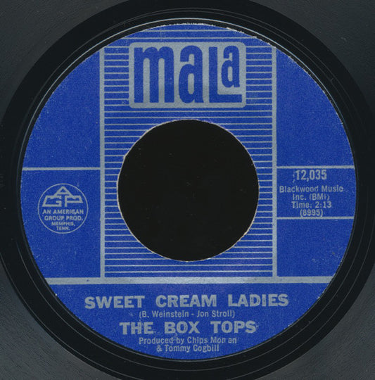 Box Tops - Sweet Cream Ladies / I See Only Sunshine (7", Single)