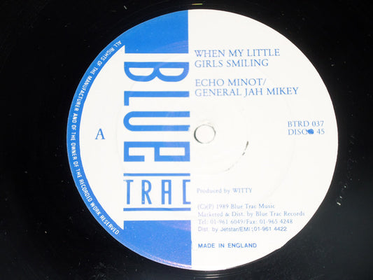 Echo Minot* / General Jah Mikey, Lyrical - When My Little Girls Smiling / Jamaican Girl (12")