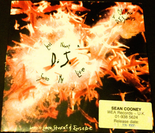 Olimax & DJ Shapps - Last Night A D.J. Saved My Life (7", Single)