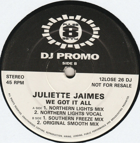 Juliette Jaimes - We Got It All (12