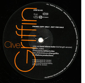 Clive Griffin - Head Above Water (12", Promo)