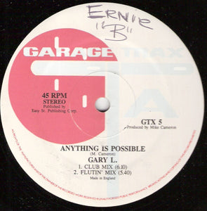 Gary L.* - Anything Is Possible (12")