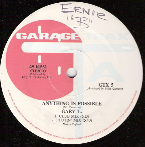 Gary L.* - Anything Is Possible (12