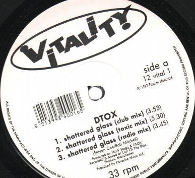Dtox (3) - Shattered Glass (12")