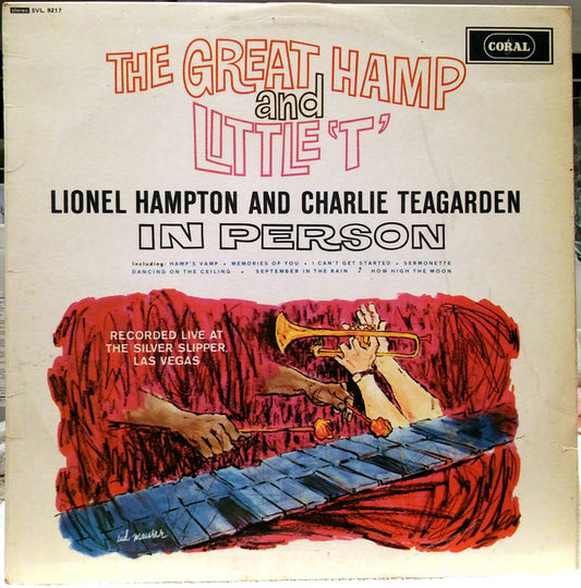 Lionel Hampton And Charlie Teagarden - The Great Hamp And Little 'T' (LP, Album)