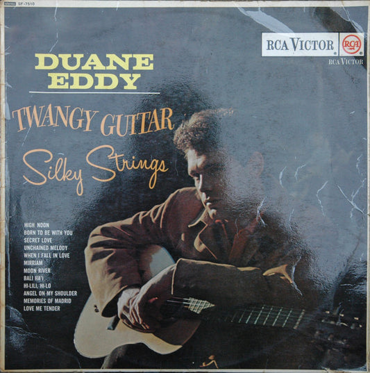 Duane Eddy - Twangy Guitar Silky Strings (LP, Album)