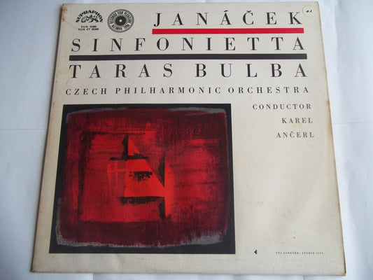 Janáček*, Czech Philharmonic Orchestra*, Karel Ančerl - Sinfonietta / Taras Bulba (LP, Album, Mono)
