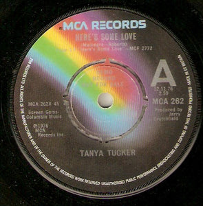 Tanya Tucker - Here's Some Love (7", Single, Promo)