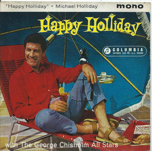 Michael Holliday With George Chisholm All Stars - Happy Holliday (7", EP, Mono)