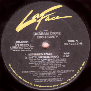Damian Dame - Exclusivity (12")