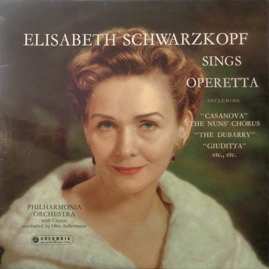 Elisabeth Schwarzkopf, Philharmonia Orchestra With Chorus* Conducted By Otto Ackermann - Sings Operetta (LP, RP)