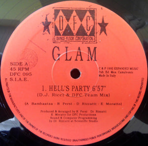 Glam - Hell's Party (12")