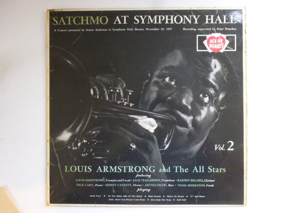 Louis Armstrong And The All Stars* - Satchmo At Symphony Hall Vol.2 (LP, Mono)