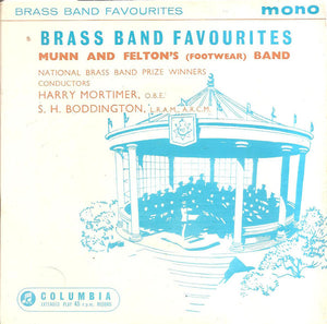 Munn And Felton's (Footwear) Band* - Brass Band Favourites (7", EP, Mono)
