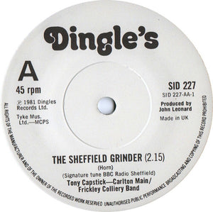 Tony Capstick - Carlton Main/Frickley Colliery Band* - Capstick Comes Home / The Sheffield Grinder (7", Single)