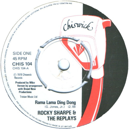 Rocky Sharpe & The Replays - Rama Lama Ding Dong (7", Single)
