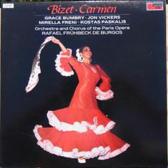 Bizet* - Orchestra* And Chorus Of The Paris Opera*, Rafael Frühbeck De Burgos, Grace Bumbry, Jon Vickers, Mirella Freni, Kostas Paskalis - Carmen (2xLP, Album, RE)