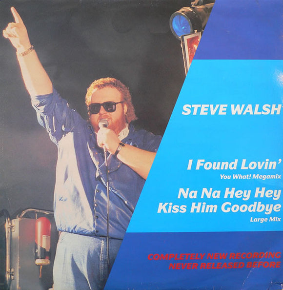 Steve Walsh (2) - I Found Lovin' (You What! Megamix) / Na Na Hey Hey Kiss Him Goodbye (Large Mix) (12