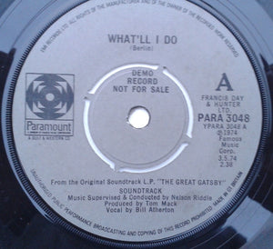 Nelson Riddle - What 'll I Do (7", Promo)