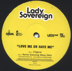 Lady Sovereign - Love Me Or Hate Me (12", Promo)