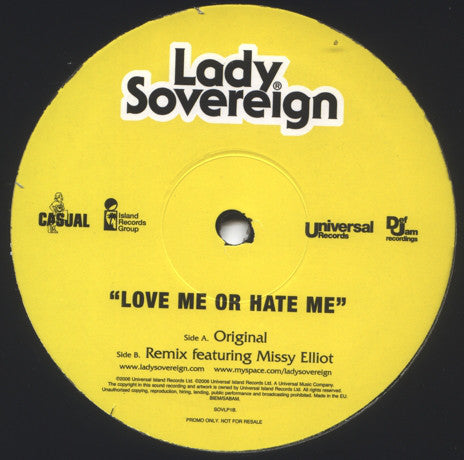 Lady Sovereign - Love Me Or Hate Me (12