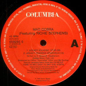Mad Cobra - Legacy (12", Maxi)