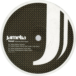 Jamelia Featuring Rah Digga - Bout (Remixes) (12", Promo)