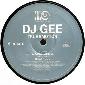 DJ Gee - True Emotion (12", Promo)