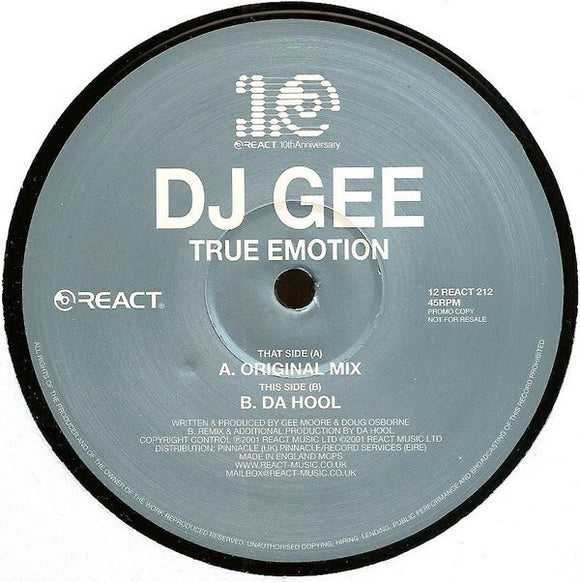 DJ Gee - True Emotion (12
