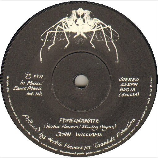 John Williams (7) - Pomegranate / Bach Changes (7", Single)