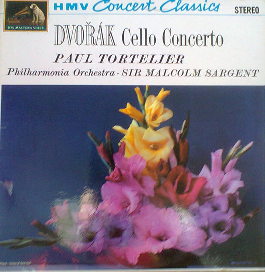 Dvořák*, Paul Tortelier, Philharmonia Orchestra, Sir Malcolm Sargent - Dvořák Cello Concerto (LP, Album)