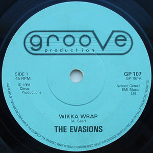 The Evasions - Wikka Wrap (7", Single, Sol)