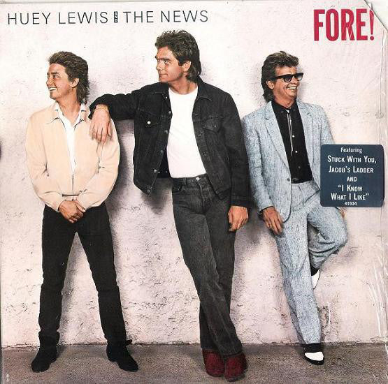 Huey Lewis And The News* - Fore! (LP, Album, Car)