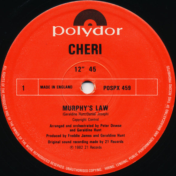 Cheri - Murphy's Law (12