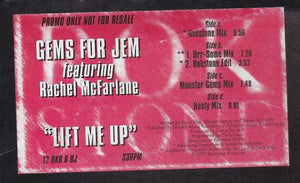 Gems For Jem Featuring Rachel McFarlane - Lift Me Up (2x12", Promo)