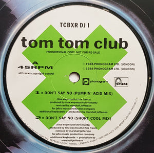 Tom Tom Club - Don't Say No (12", Promo)
