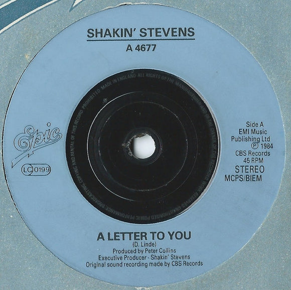 Shakin' Stevens - A Letter To You (7